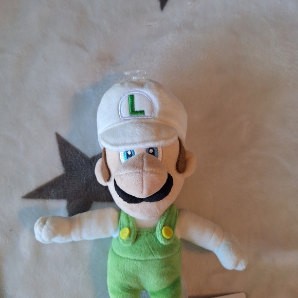 2012 Little Buddy Fire Luigi S Plush Super Mario Bros Tag - Picture 2 of 11